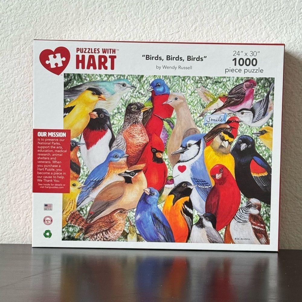 'Birds, Birds, Birds' 1000 Piece Puzzle